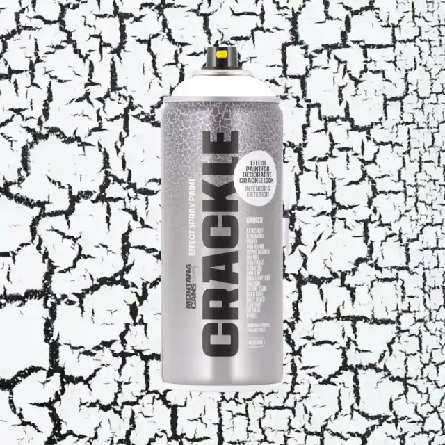Montana Crackle Effect Spray Paint 400ml EC9010-Pure White