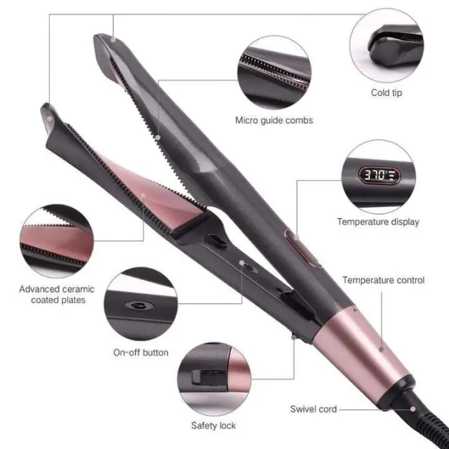 Ψαλίδι μαλλιών για ίσιωμα και μπούκλες 2 σε 1 curl & straight confidence 3
