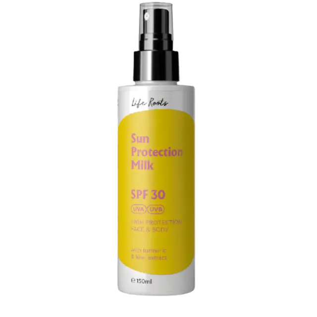 Life Roots Sun Protection Milk Face & Body Αντιηλιακό Γαλάκτωμα προσώπου & σώματος SPF30 150ml
