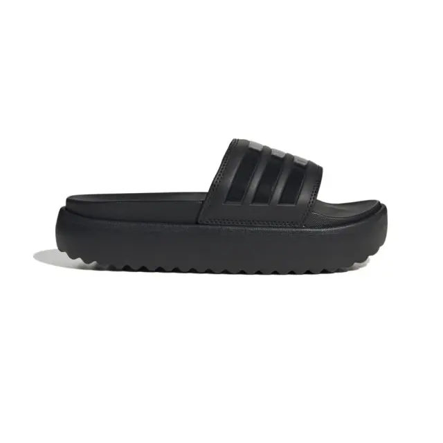 adidas adilette Platform (HQ6179-Black) - Μαύρο