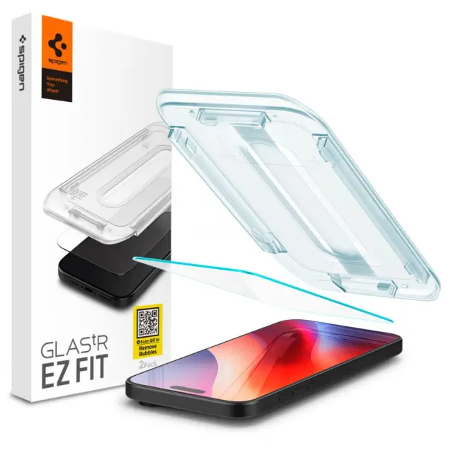 Spigen Glas.tr ”ez Fit” iPhone 16 Pro / 17 / 17 Pro - Clear