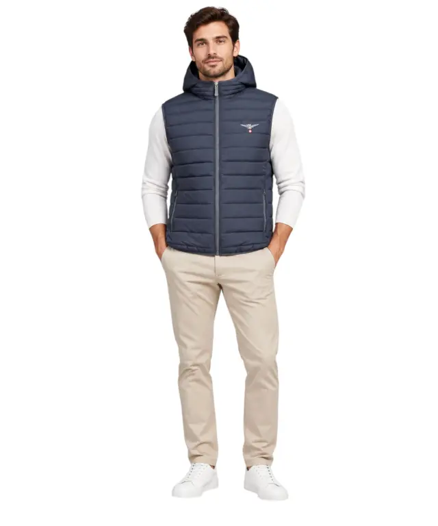 Accademia Militare - Ανδρικό Αμάνικο Μπουφάν W6S728-5682-044 Μπλε 2
