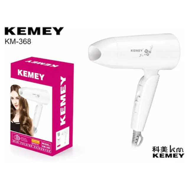 Kemei Πιστολάκι Μαλλιών Ταξιδίου 1200W KM-368 2