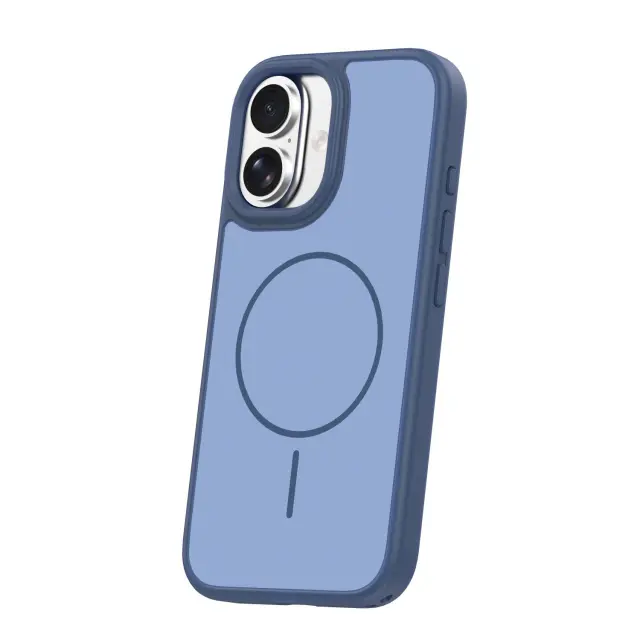 Hybrid Magsafe Θήκη για iPhone 17-Matte Blue OEM 2