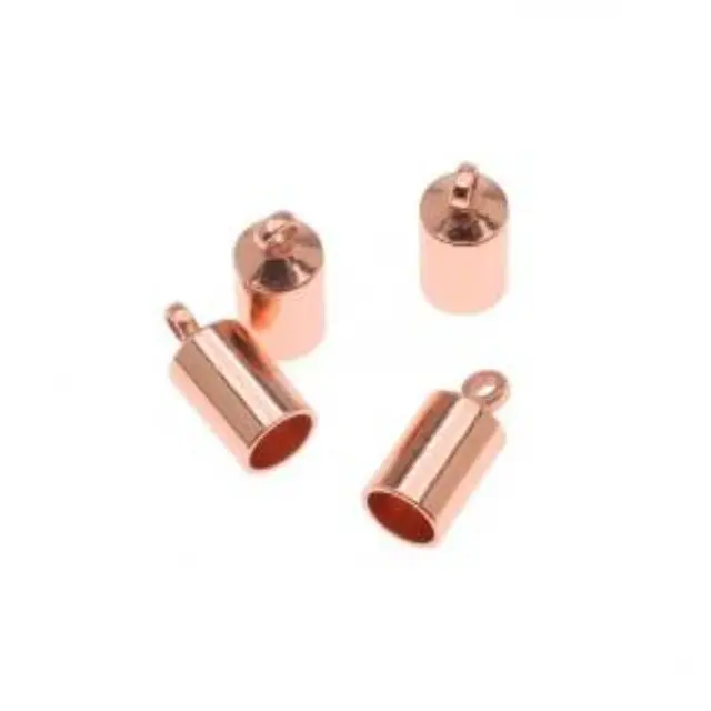 Ακροδέκτης - 10x5mm - Εσωτ.Διαμ. 4mm - Copper Plated - 6τεμ