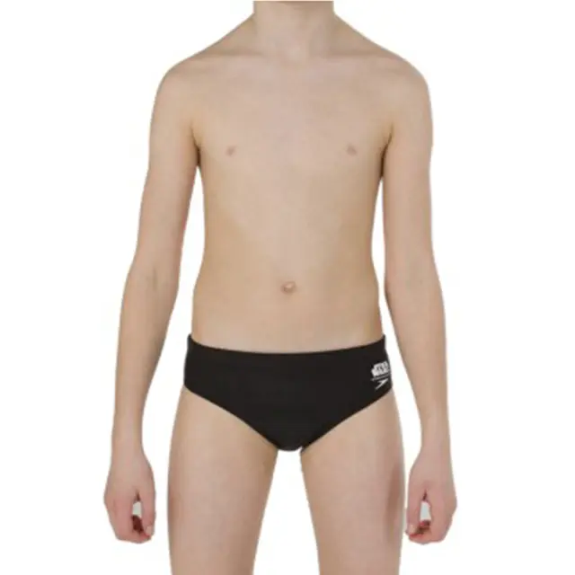 Speedo Kid's Trooper Logo Placement Brief Swim Slip Μαύρο - Άσπρο 811610C629 (Speedo) - 152