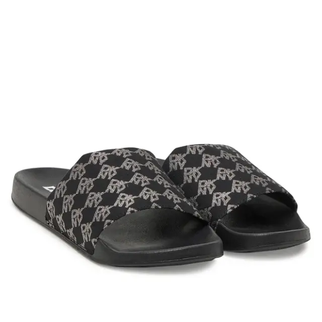 Γυναικείες Παντόφλες Slide DKNY Zella K2533210 Black/Nickel Μαύρο - 37,5 2