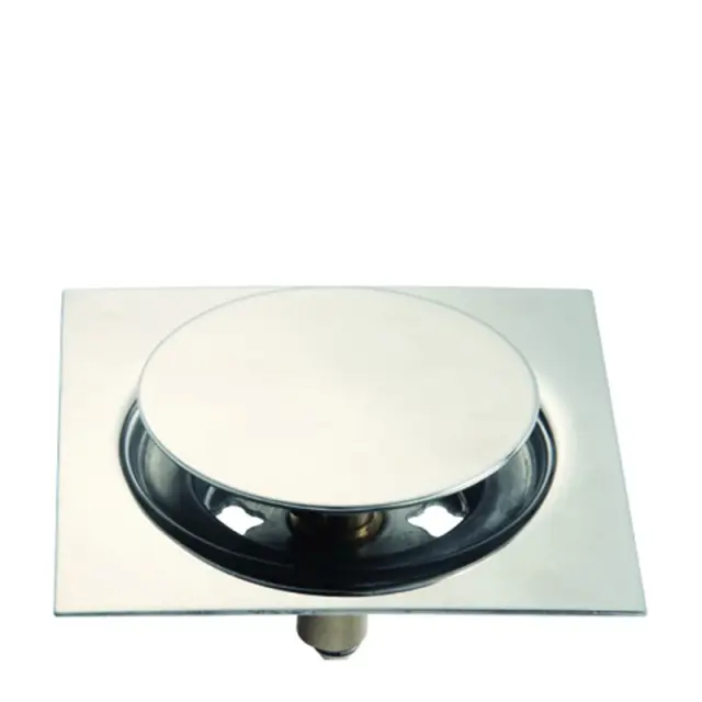 Σχάρα Inox Δαπέδου Πατητή 12x12cm 15-2045/S 2