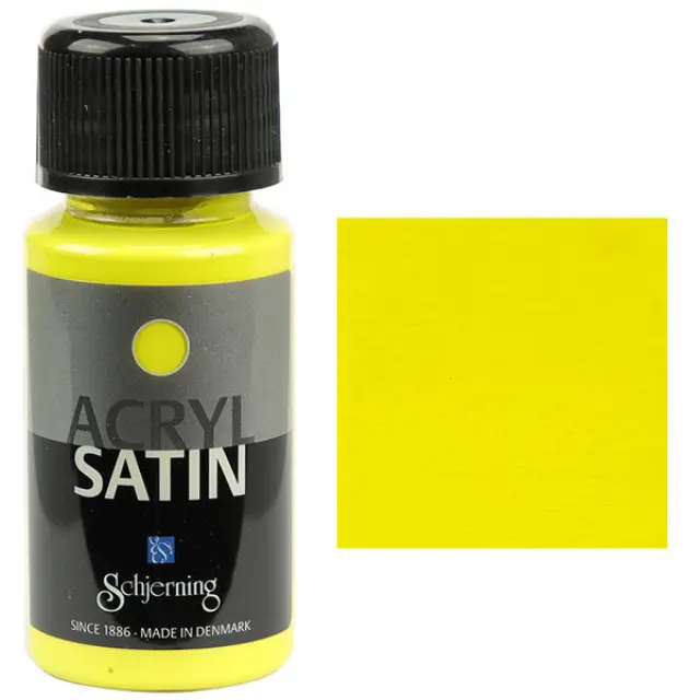 Ακρυλικό Χρώμα Schjerning Acryl Satin - 2103 Primary Yellow - 50ml