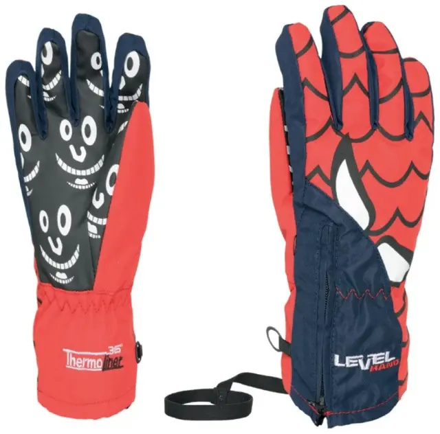 Γάντια Σκι Level Παιδικά Lucky Glove Blue - 4146JG-20 - 4-5 ετών