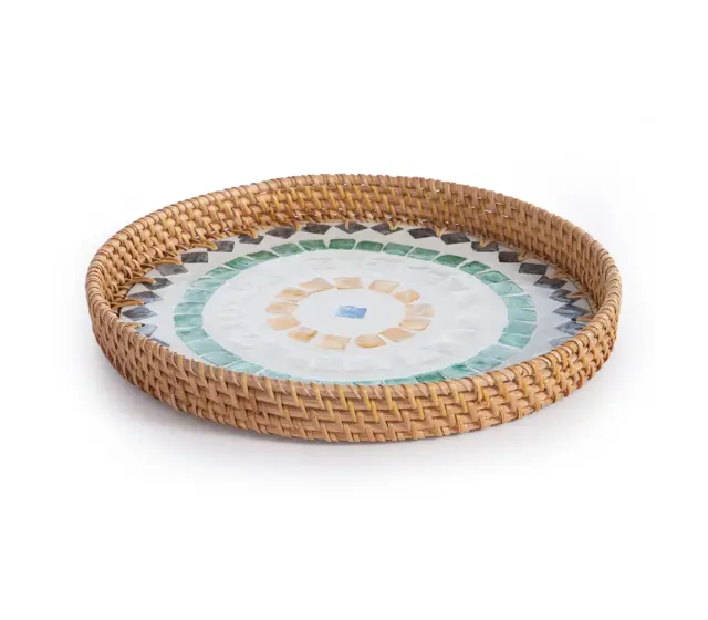 ΔΙΣΚΟΣ ΥΑΚΙΝΘΟΥ MOSAIC D28X3,5 NEF-NEF HOMEWARE NATURAL 2