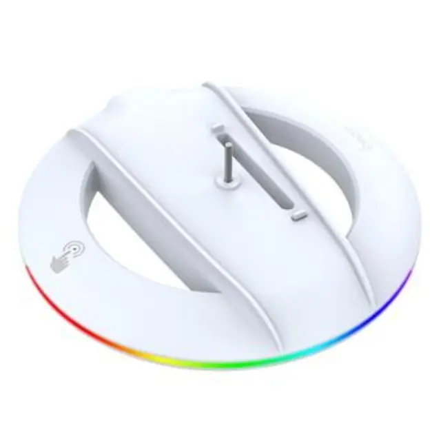 iPega P5S025S Vertical Stand with RGB for PS5 Slim/PS5 Pro White