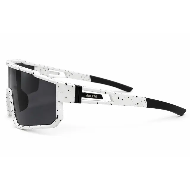Ghetto Sport Sunglasses White Speckled – UV400 2