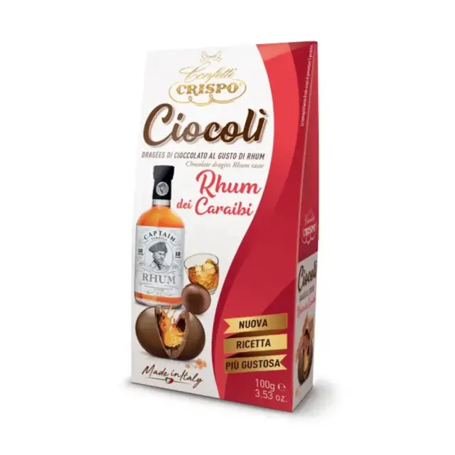 Crispo Ciocoli Rhum 100gr