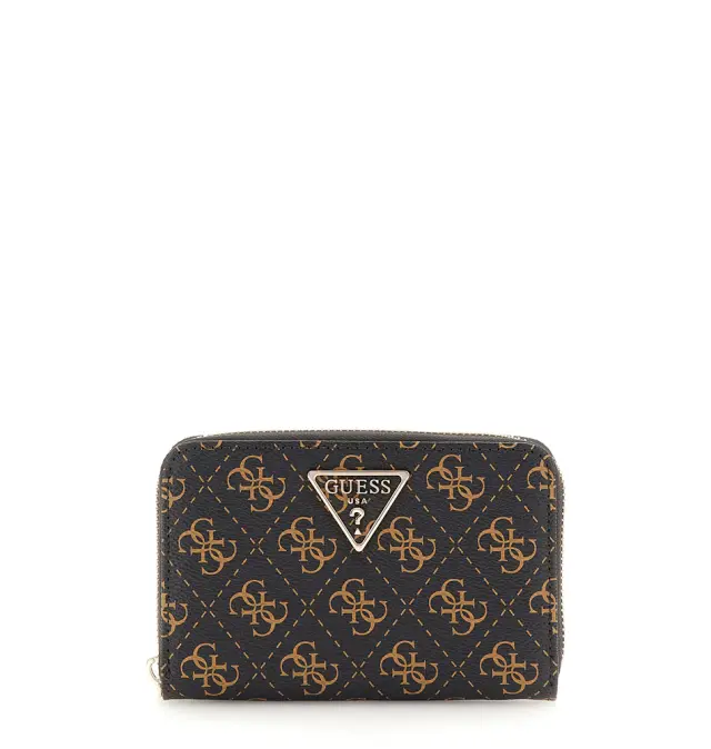 Πορτοφόλι GUESS Erica Medium Logo 4G SWQG9510140 Καφέ