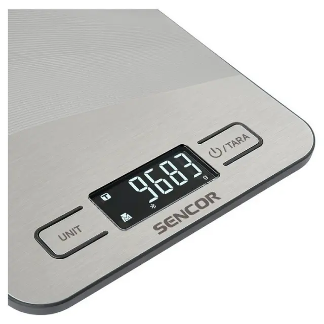 Ζυγαριά Κουζίνας 5kg Stainless Steel Sencor SKS 5305 3