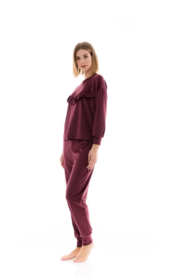 W1438 - Bordo - PYJAMA SOFT VELVET 3