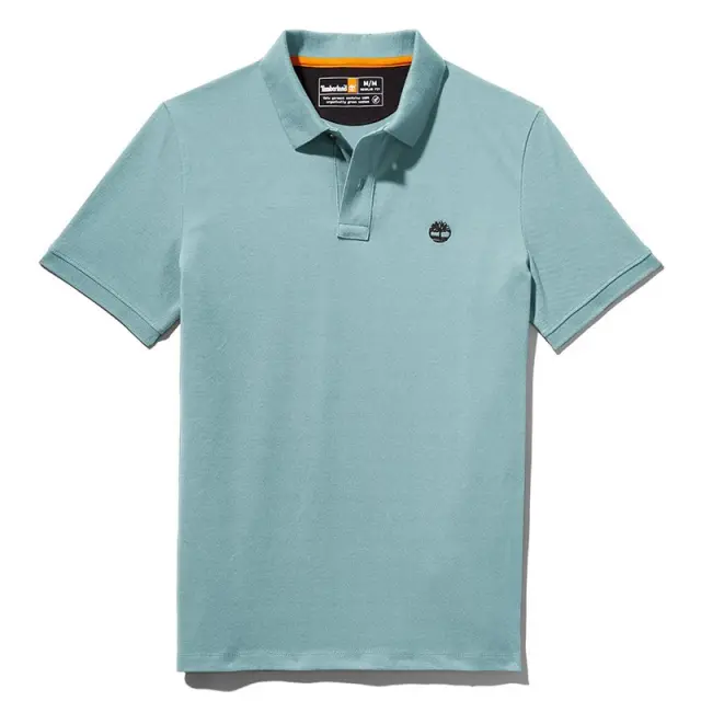 TIMBERLAND SS LACQUARD YD POLO ΜΠΛΟΥΖΑ ΑΝΔΡΙΚΗ - A26NF/G99 BLUE 3