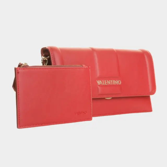 Valentino Bags - Γυναικεία Τσάντα Χιαστί Brass VBS8G617-003 Κόκκινο 3