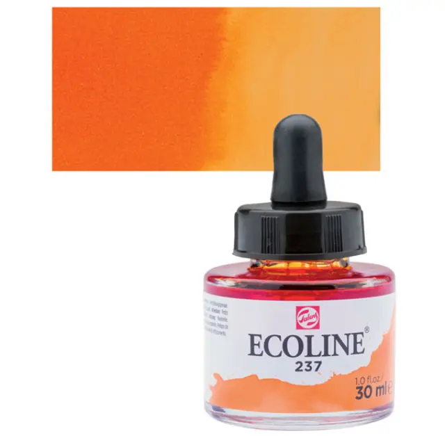 Μελάνι Talens Ecoline - 237 Deep Orange - 30ml