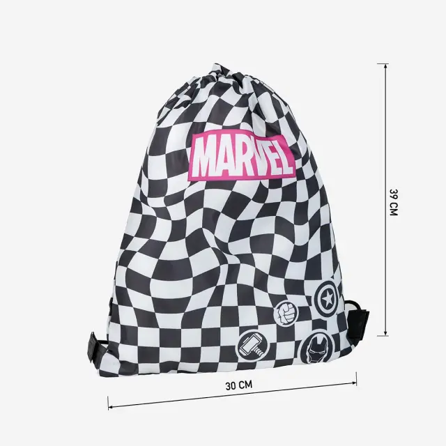 Τσάντα γυμναστικής Pocket School Marvel 2100005097 3