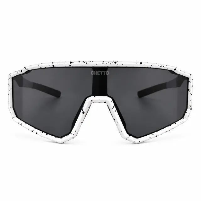 Ghetto Sport Sunglasses White Speckled – UV400