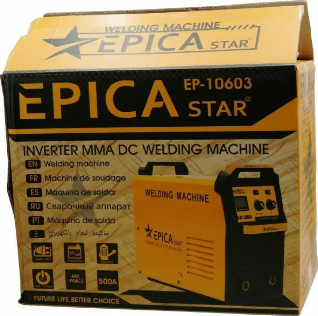 Epica Star Inverter Ηλεκτροκόλλησης Ηλεκτροδίου (MMA) Ρεύματος 500A EP-10603 3