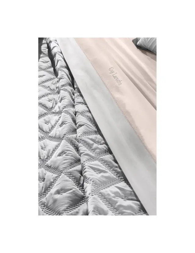 Σετ Κουβερλί King Size 3 Τεμαχίων Guy Laroche Fiera Silver 240x250 3