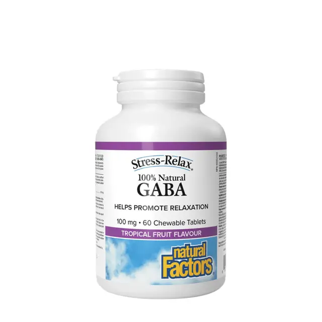 Natural Factors 100% Natural GABA 100 mg