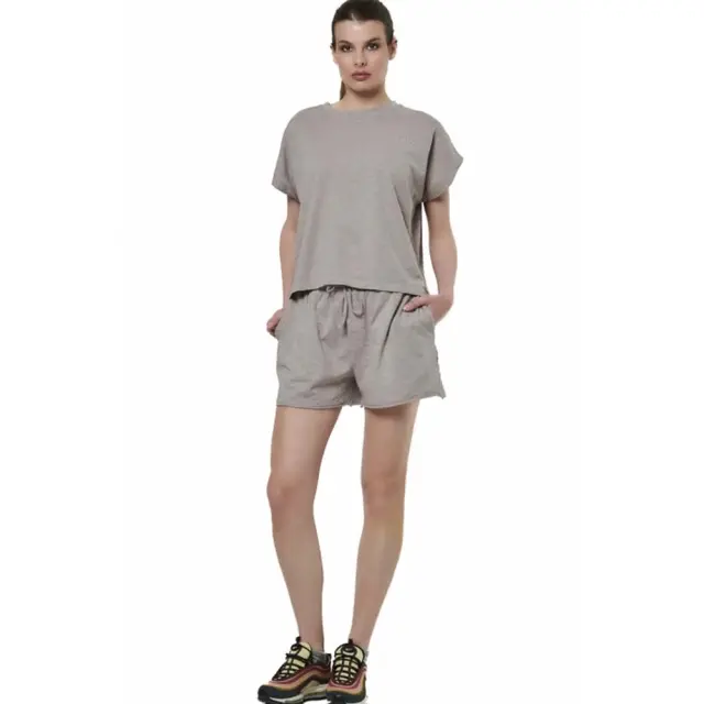 Body Action Women's Natural Dye Slub Sleeveless Top Γκρι 041518-03 (Body Action) 2