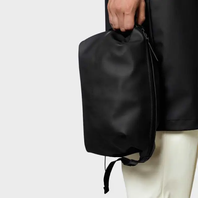 Αδιάβροχο Νεσεσέρ Rains Weekend Wash Bag 15630-01 Μαύρο - One Size 3