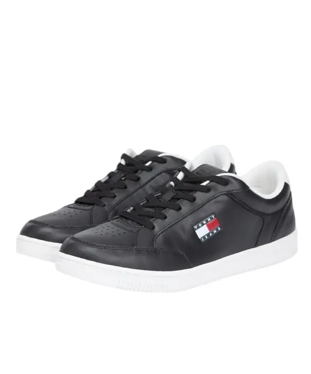 Tommy Hilfiger - Ανδρικά Sneakers Tjm Cupsole Long Lace Leather EM0EM01707-BDS Μαύρο 3