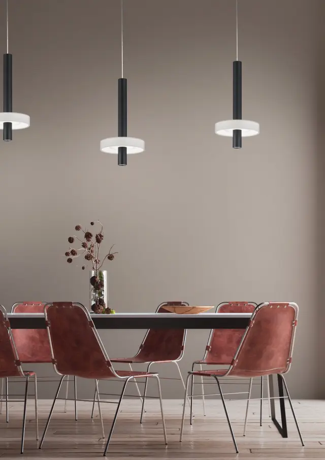 KEA Pendant Luminaire Ματ Μαύρο LED 32W Direct/Indirect 2
