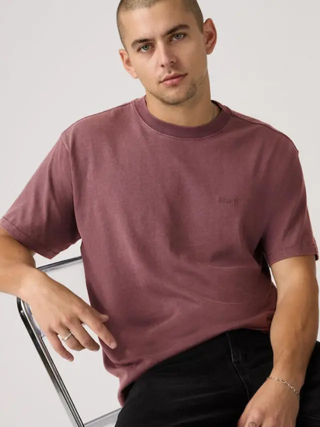 Red Tab Vintage Tee Multi-Color ROUGE - S