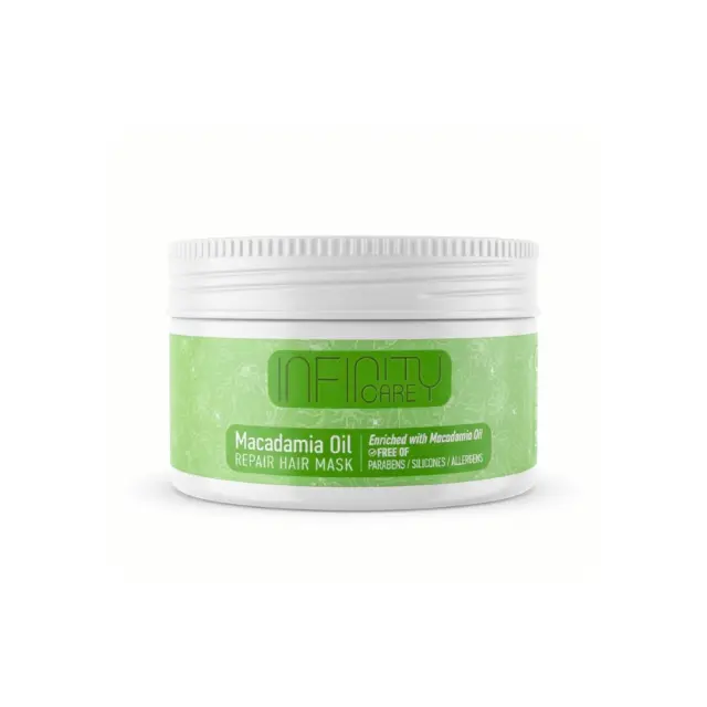 Macadamia Oil Hair Repair Mask 250ml by Infinity Care - Ενυδατική Μάσκα Αναδόμησης με έλαιο Μακαντάμια