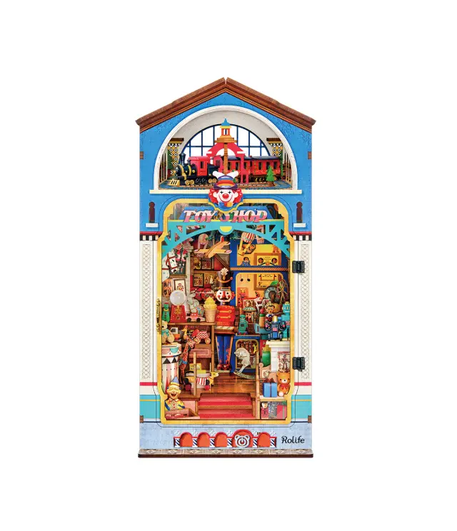 Robotime Rolife Treasure Toy Shop DIY Book Nook Κατάστημα Παιχνιδιών με Φωτισμό 380 τεμ. TGB23