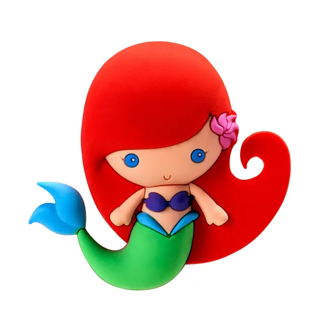 Μαγνητάκι THE LITTLE MERMAID - Ariel - 3D foam collectible magnet 86118