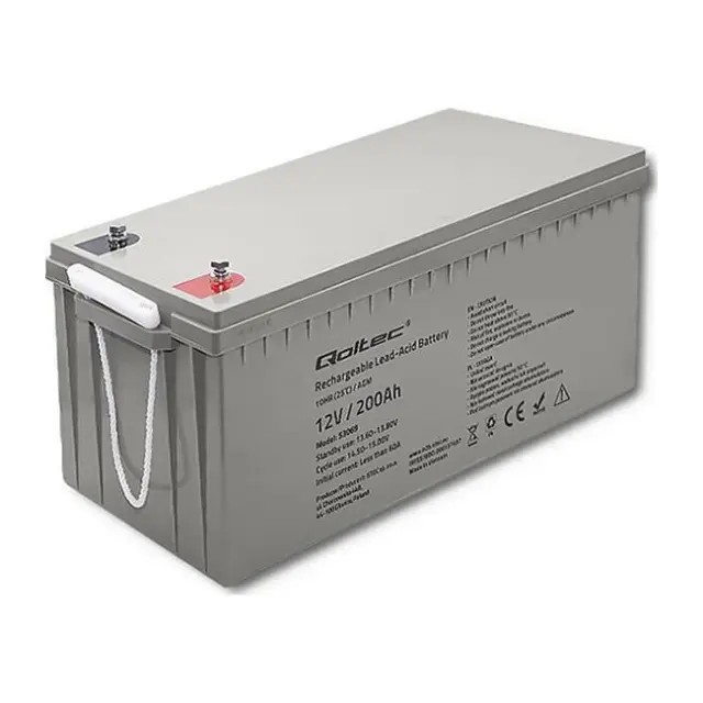 Qoltec Μπαταρία UPS 12V 200Ah (53069)