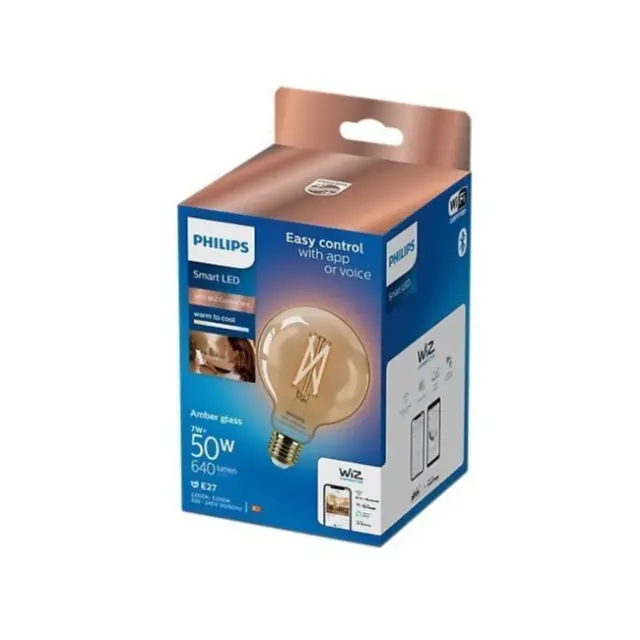 Philips Smart Bulb E27 G95 7W 50W WW-CW (929003018321)