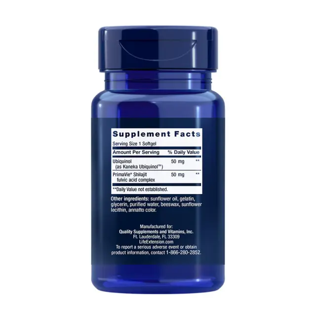 Life Extension Super Ubiquinol CoQ10 50 mg with Enhanced Mitochondrial Support 30 Softgels 2