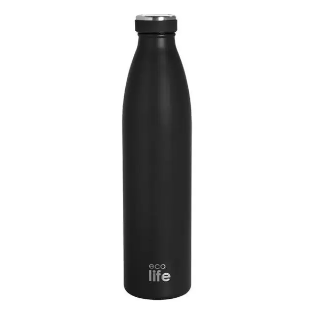 Ecolife®-Slim Black Thermos 1lt.