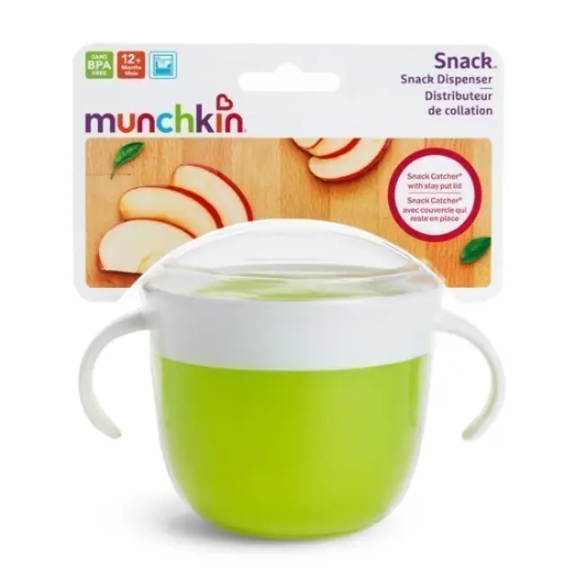 Munchkin Εκπαιδευτικό Δοχείο για Σνακ 266ml Ροζ (11401) 3