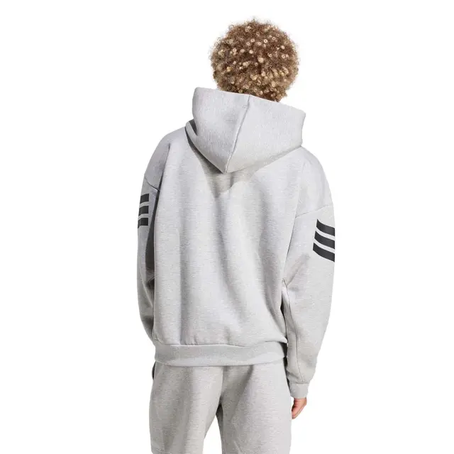 adidas Sportswear Men's Future Icons 3Stripes Hoodie Γκρι JD4847 (adidas Sportswear) 2