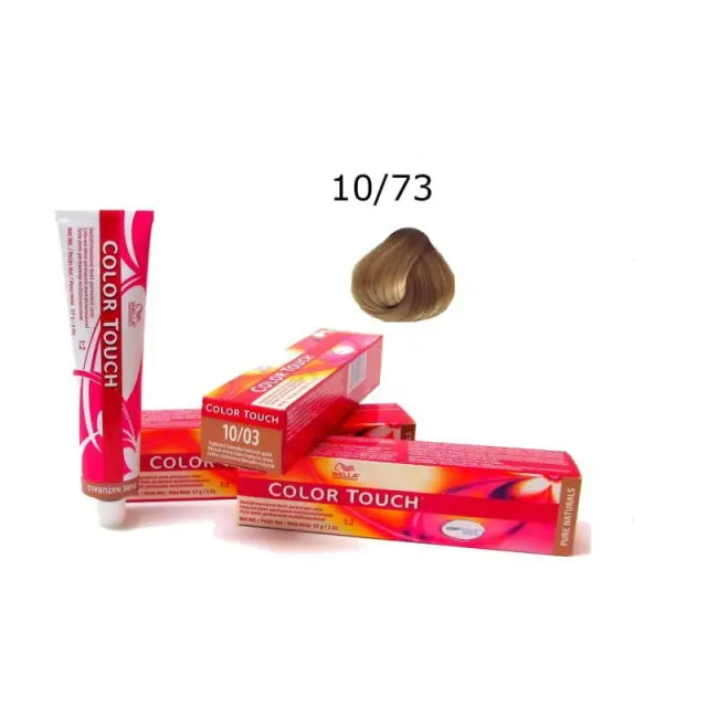 Wella Color Touch Deep Browns 10/73 Καστανόξανθο Καφέ Χρυσό 60ml 2