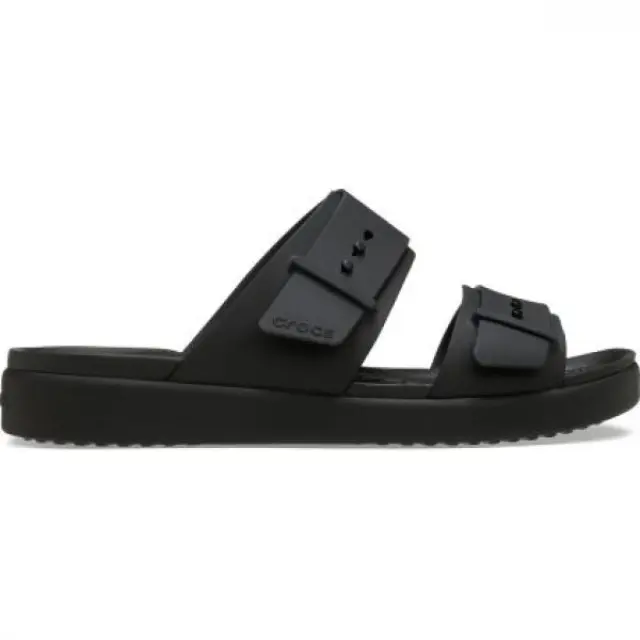Γυναικείες Ανατομικές Παντόφλες Crocs Brooklyn Buckle Low 211215-001 Μαύρες Μαύρο - L(39-40)