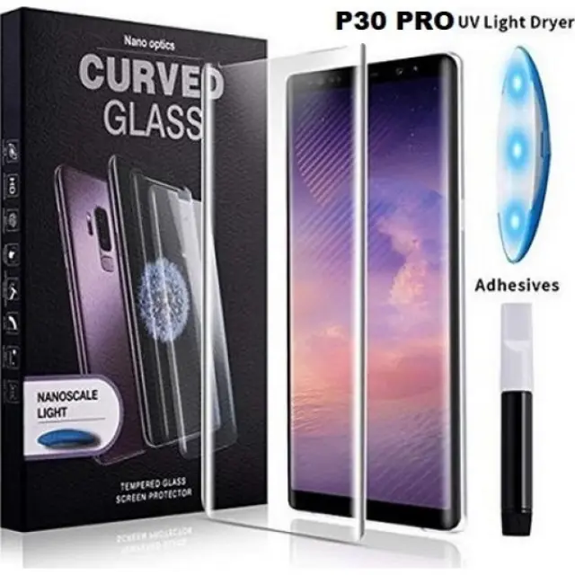 Προστασία Οθόνης UV Nanoscale Liquid Curved Tempered Glass για Huawei P40 Pro