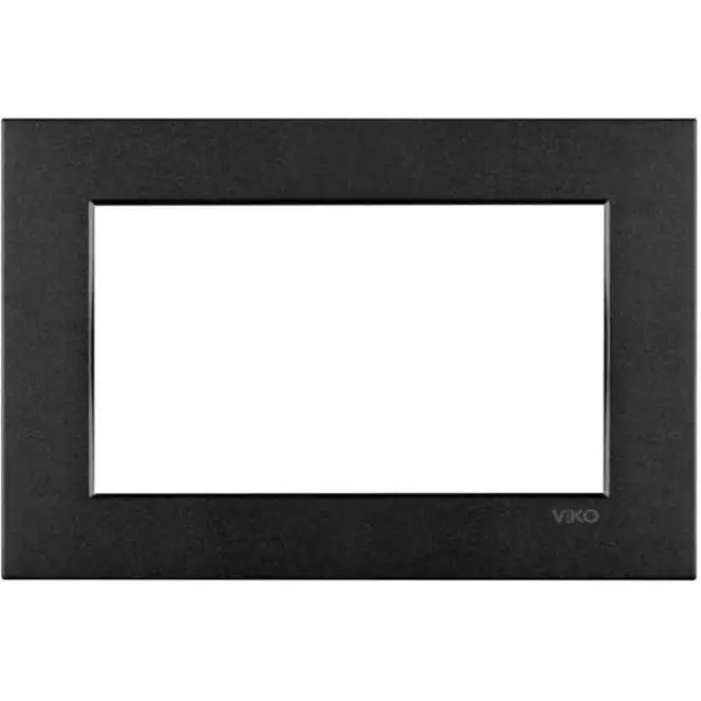 Novella Accessory Black Two Gang Flush Mounted Frame