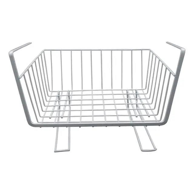 Mεταλλική Θήκη Ραφιού 31x25x21cm Άσπρο ή Μαύρο 2