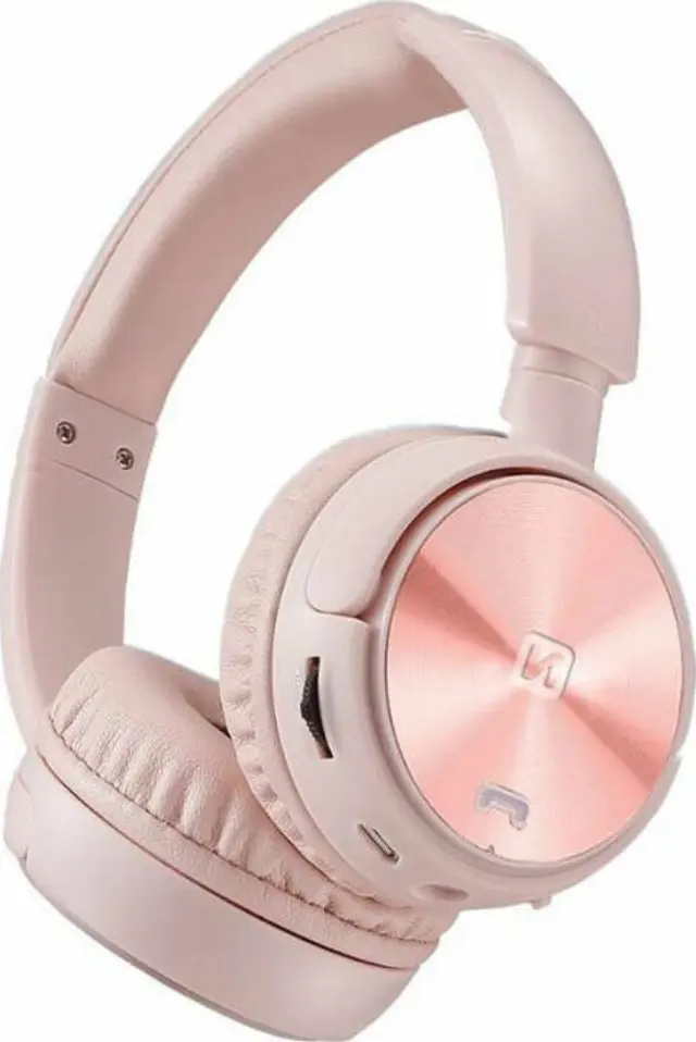 Bluetooth STEREO ΑΚΟΥΣΤΙΚΑ ΜΕ ΜΙΚΡΟΦΩΝΟ – ΡΑΔΙΟ FM – ΥΠΟΔΟΧΗ ΚΑΡΤΑ ΜΝΗΜΗΣ SWISSTEN TRIX ΡΟΖ (SW52510502)