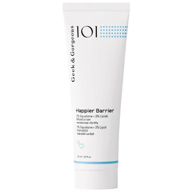 Geek & Gorgeous Happier Barrier 7% Squalane + 3% Lipids Moisturizer Ενυδατική Κρέμα Προσώπου 50ml